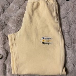 Champion Yellow Track Pants
